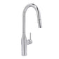 Huntington Brass Rise Chrome Pull-Down Kitchen Faucet
