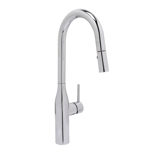 Huntington Brass Rise Chrome Pull-Down Kitchen Faucet