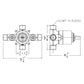 Huntington Brass Rough-In Pressure Balanced Shower Valve (P0123199)