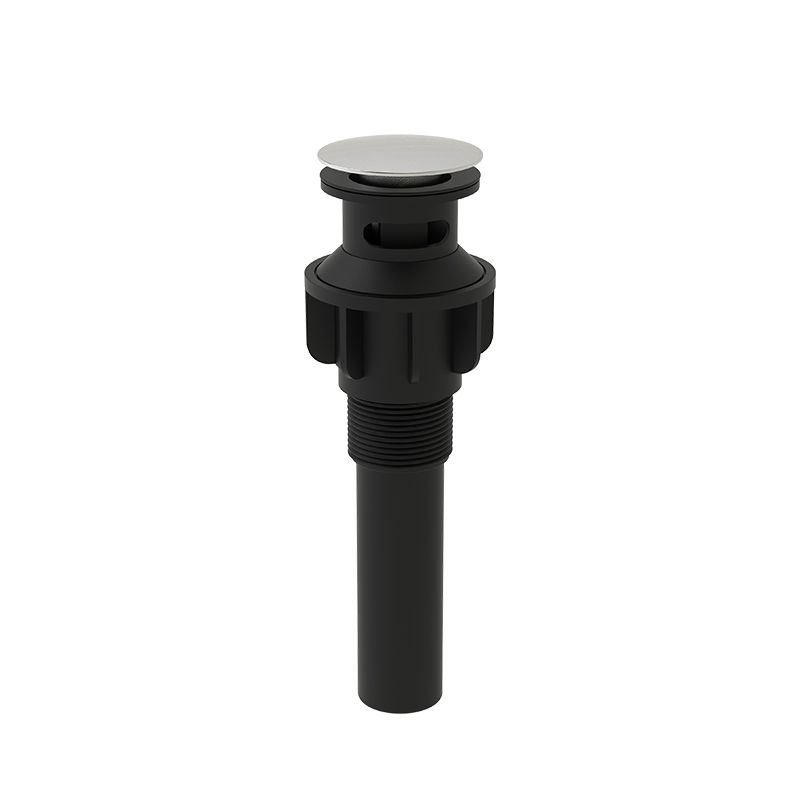 Huntington Brass Satin Nickel ABS Constructed Push Style Pop-Up Drain With Over-flow (P0312329)