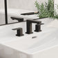 Huntington Brass Sevaun Matte Black Widespread Lavatory Faucet