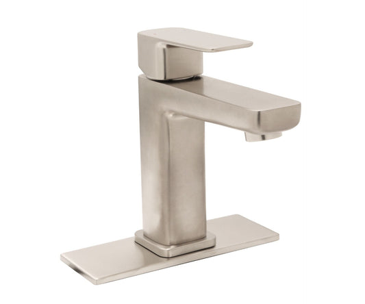 Huntington Brass Sevaun PVD Satin Nickel Single Control Lavatory Faucet