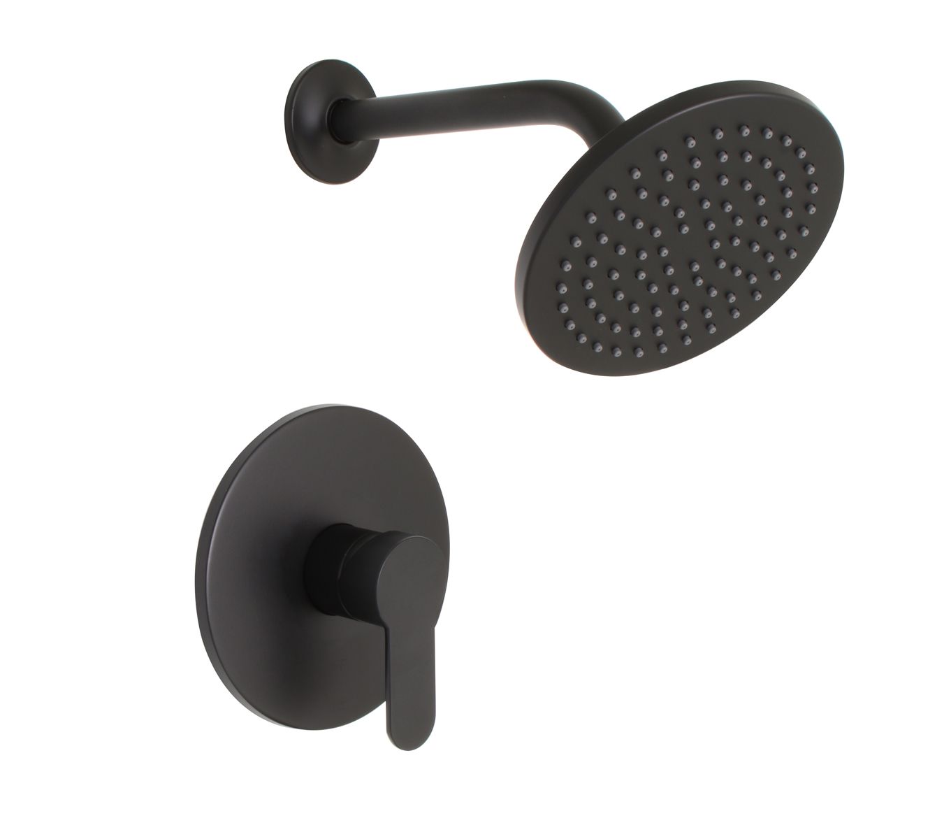 Huntington Brass Tazio Matte Black Shower Package