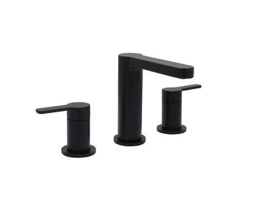 Huntington Brass Tazio Matte Black Widespread Lavatory Faucet