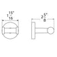 Huntington Brass Tazio PVD Satin Nickel Bathroom Accessory Package