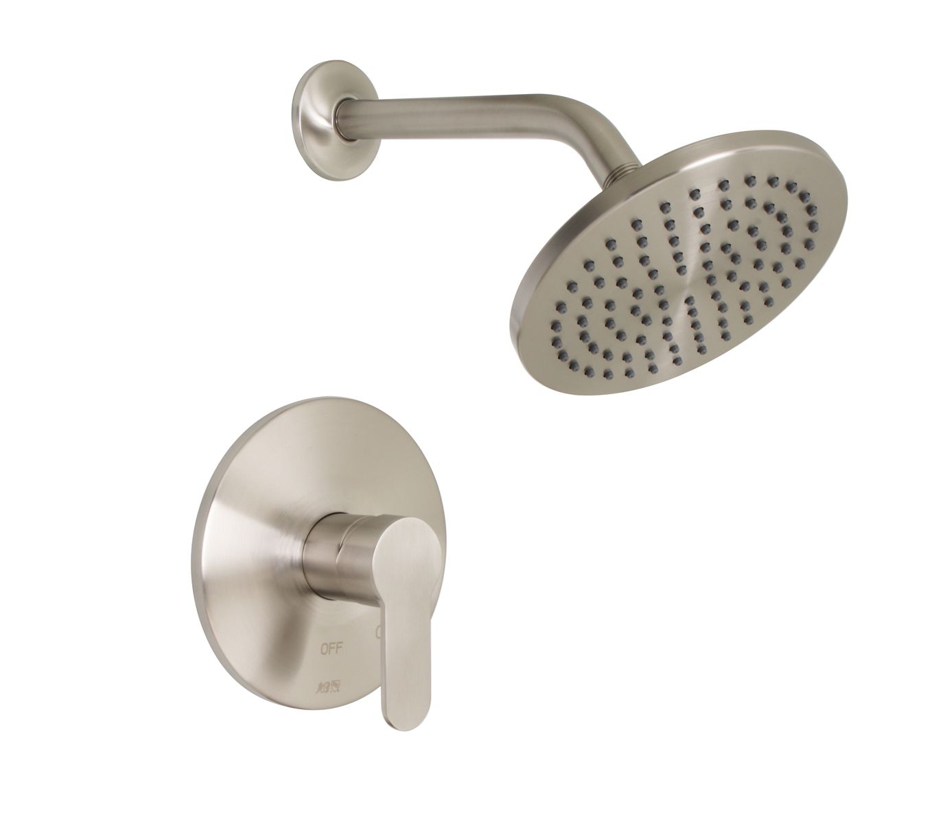 Huntington Brass Tazio PVD Satin Nickel Shower Package