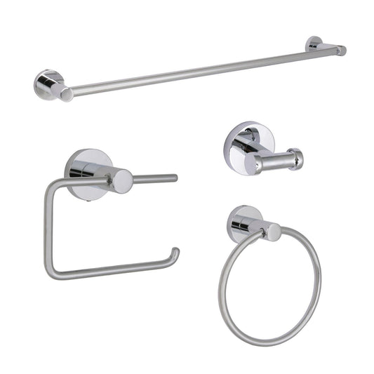 Huntington Brass Tazio Polished Chrome Bathroom Accessory Package