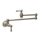 Huntington Brass Traditional Style PVD Satin Nickel Wall Mounted Pot Filler