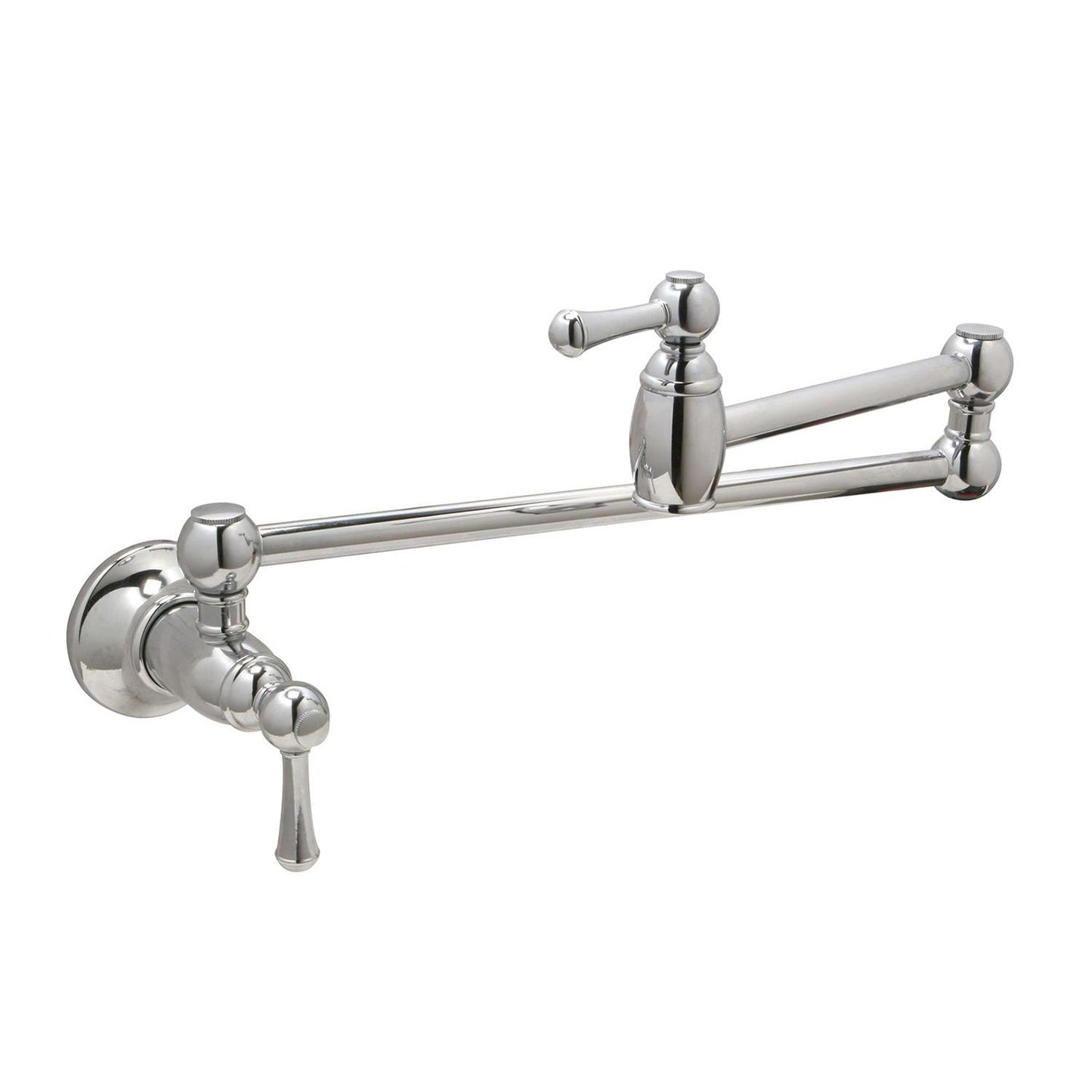 Huntington Brass Traditional Style Polished Chrome Wall Mounted Pot Filler