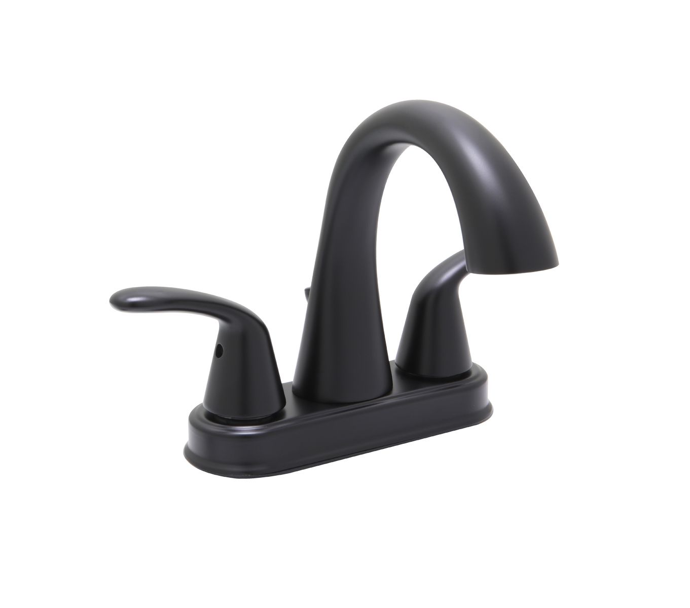 Huntington Brass Trend Matte Black Center Set Faucet (W4426549-12)