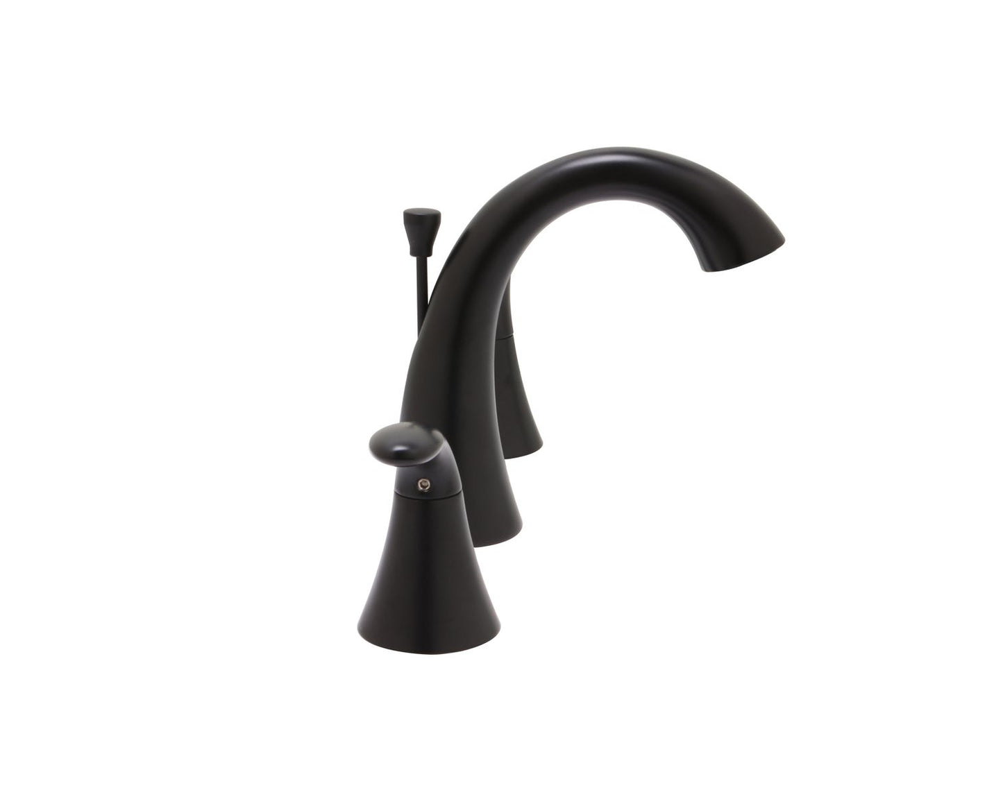 Huntington Brass Trend Matte Black Widespread Lavatory Faucet