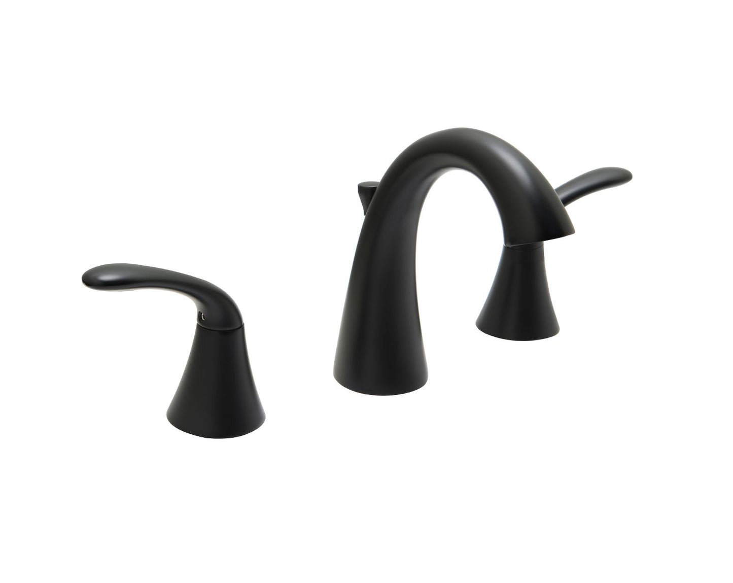 Huntington Brass Trend Matte Black Widespread Lavatory Faucet