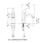 Huntington Brass Trend Polished Chrome Single Control Lavatory Faucet