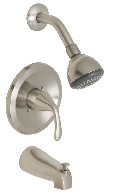 Huntington Brass Trend Satin Nickel Tub and Shower Package