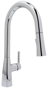 Huntington Brass Vezzo Standard Pull-Down 16" Matte Black Kitchen Faucet by Chemcore Industries