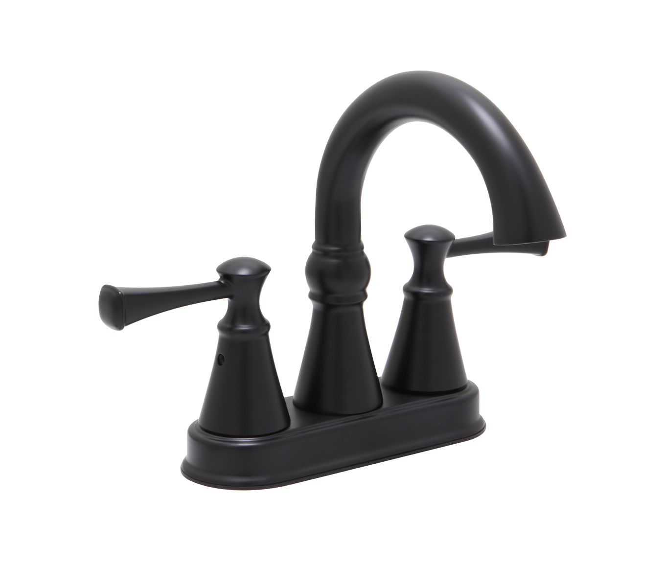 Huntington Brass Woodbury Matte Black Center Set Faucet