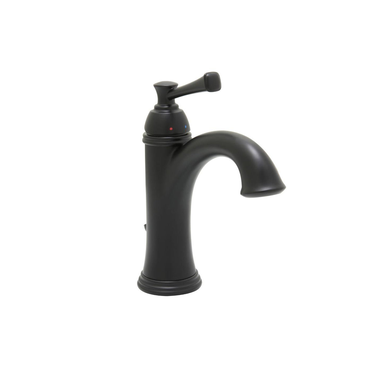Huntington Brass Woodbury Matte Black Single Control Lavatory Faucet