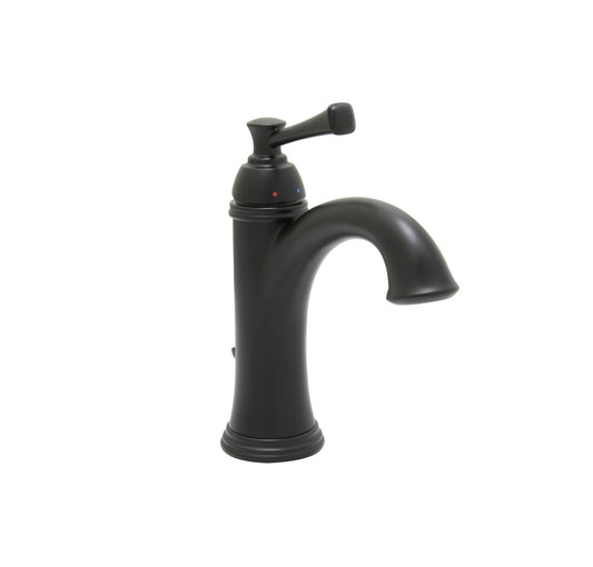 Huntington Brass Woodbury Matte Black Single Control Lavatory Faucet