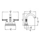 Huntington Brass Woodbury PVD Satin Brass Center Set Faucet