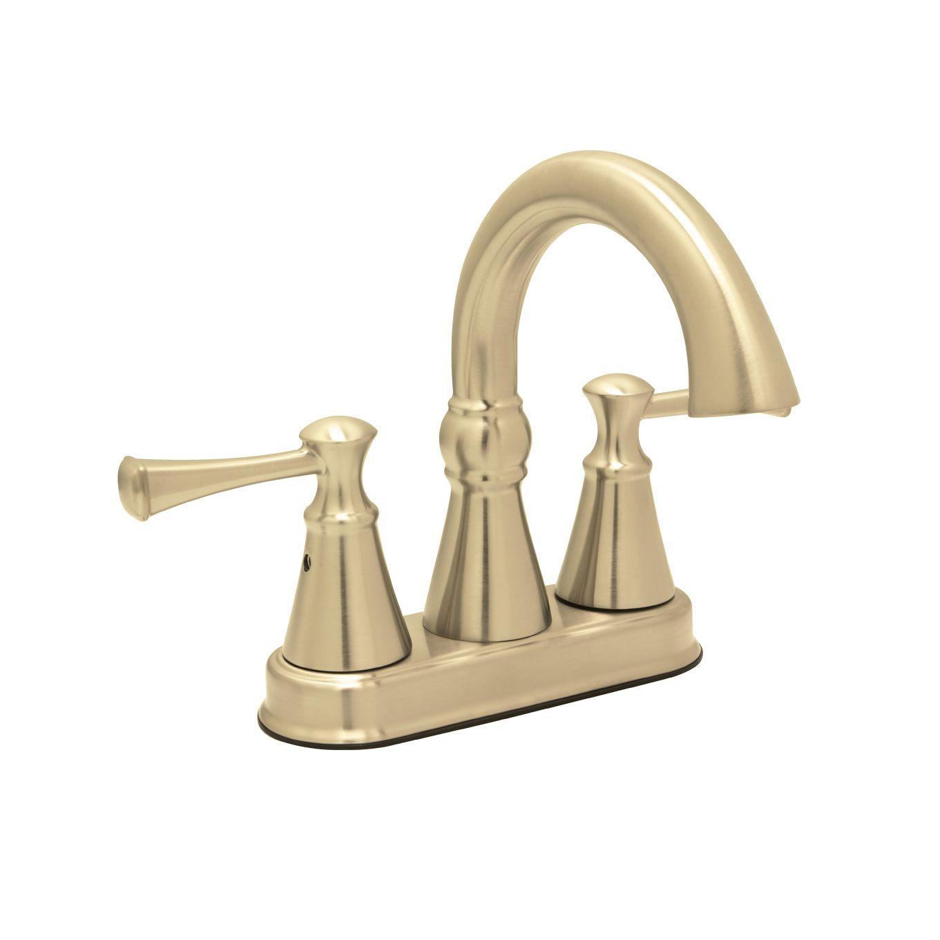 Huntington Brass Woodbury PVD Satin Brass Center Set Faucet