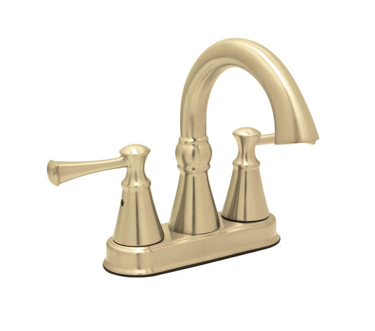 Huntington Brass Woodbury PVD Satin Brass Center Set Faucet