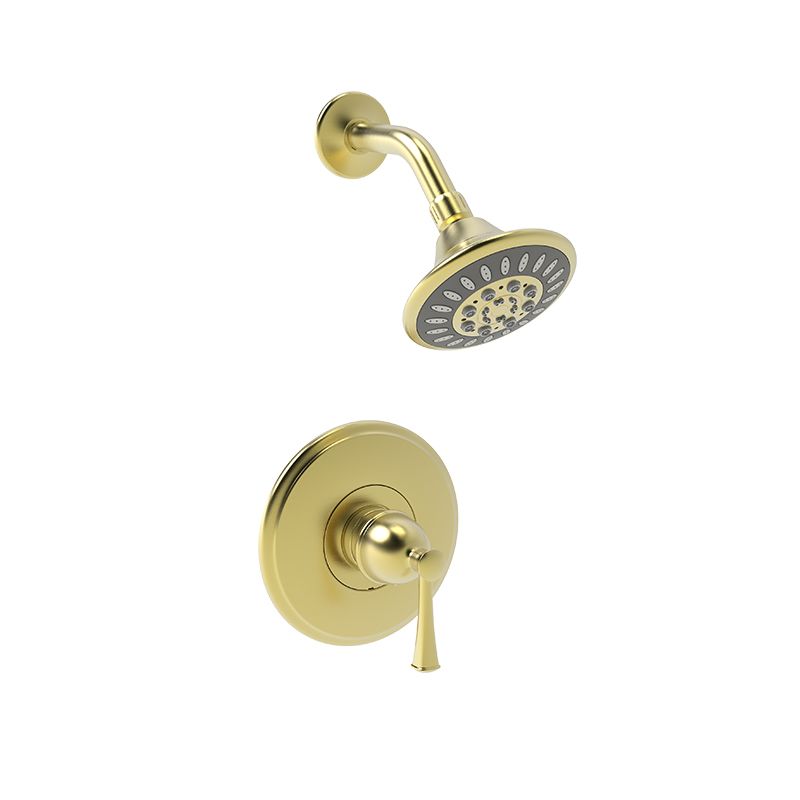 Huntington Brass Woodbury PVD Satin Brass Shower Package