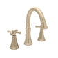 Huntington Brass Woodbury PVD Satin Brass Widespread Lavatory Faucet