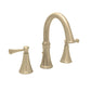 Huntington Brass Woodbury PVD Satin Brass Widespread Lavatory Faucet