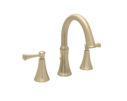 Huntington Brass Woodbury PVD Satin Brass Widespread Lavatory Faucet