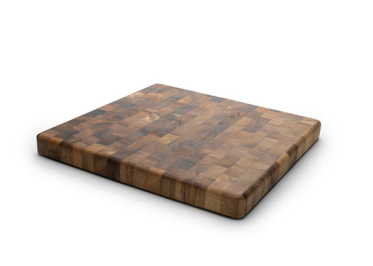 Ironwood Gourmet 14" Square Acacia Wood End Grain Chef's Board