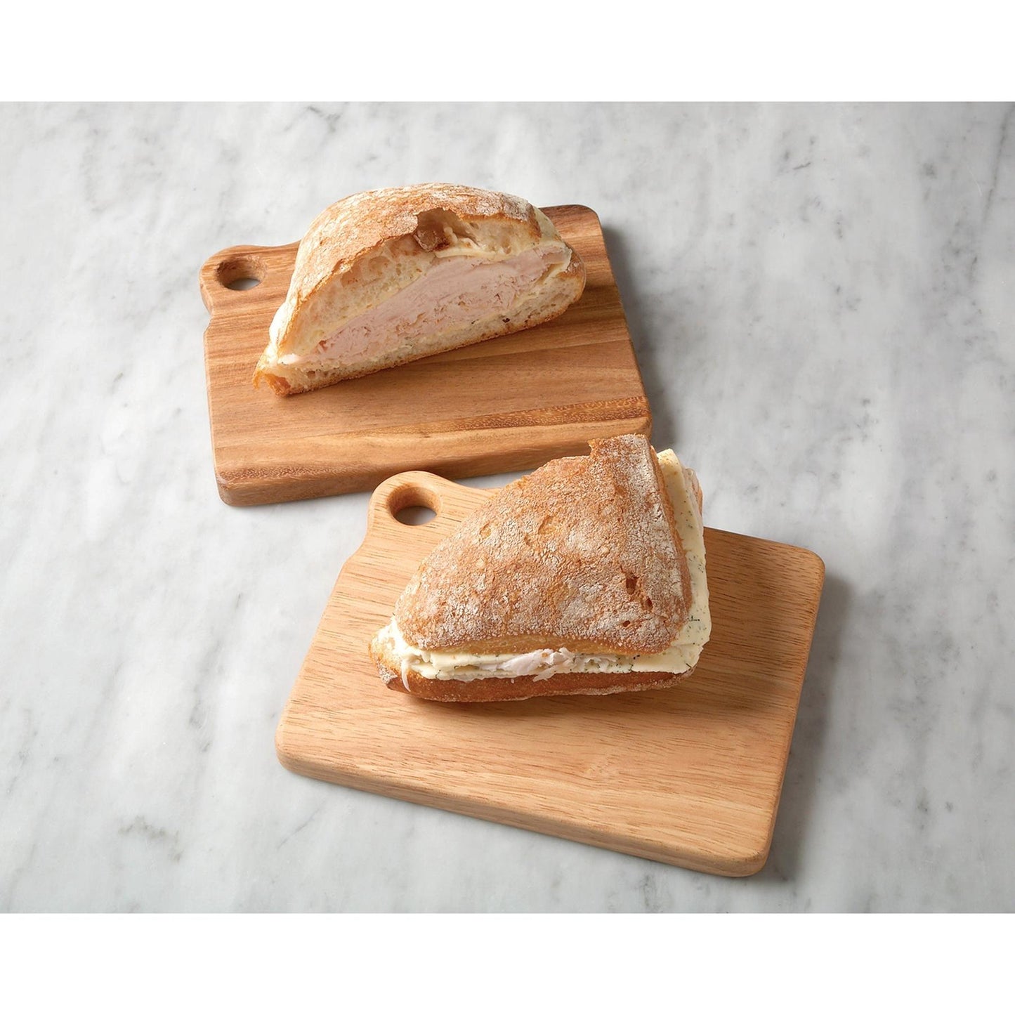 Ironwood Gourmet 2-Piece Acacia Wood Sandwich Boards - (20 Sets)