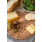 Ironwood Gourmet Acacia Wood 1942 Wine Barrel Engraving Circle Serving Board - (15 Pieces)