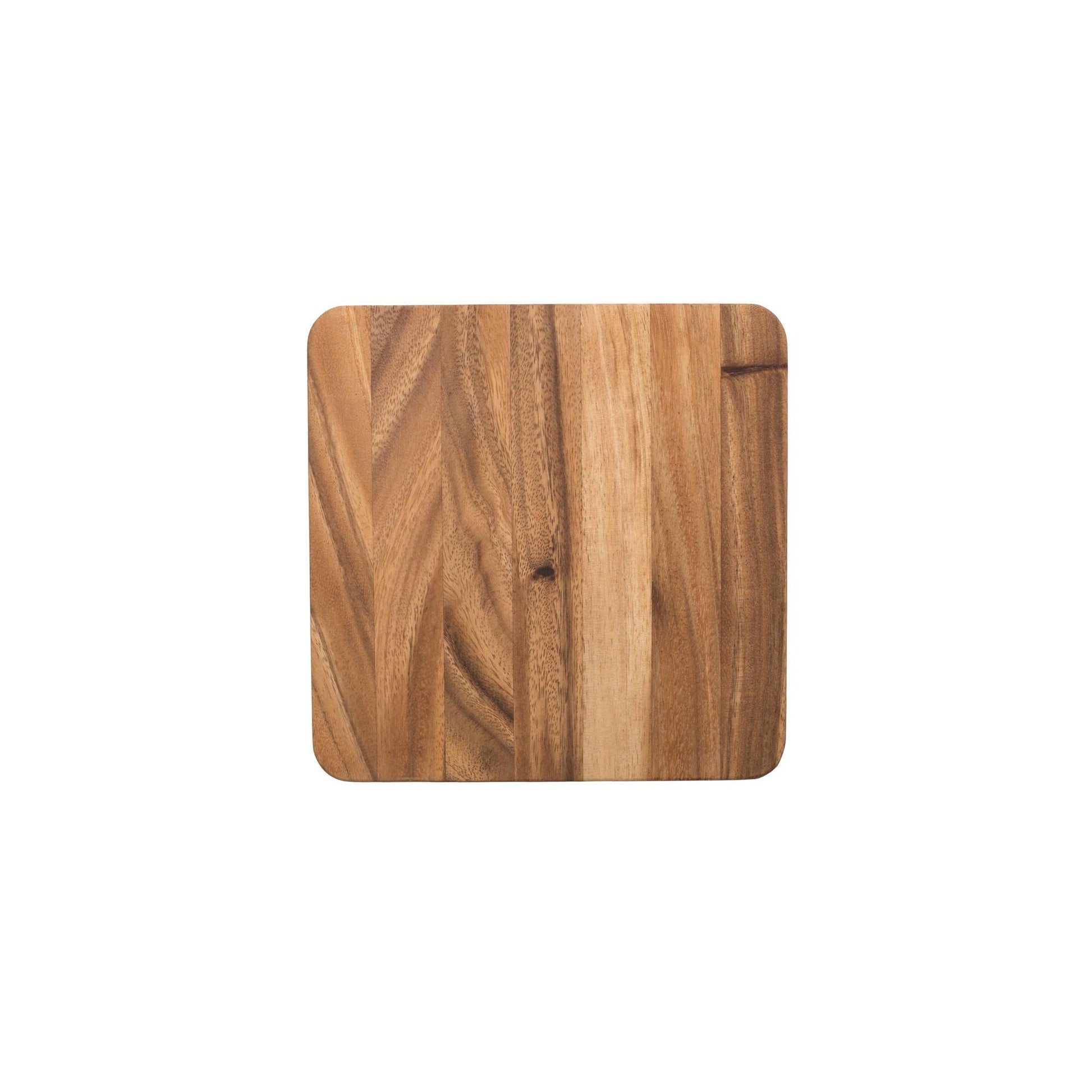 Ironwood Gourmet Acacia Wood 9" Square Cutting Board - (25 Pieces)