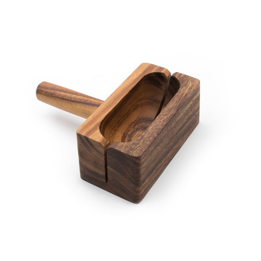 Ironwood Gourmet Acacia Wood Bagel Miter - (23 Pieces)