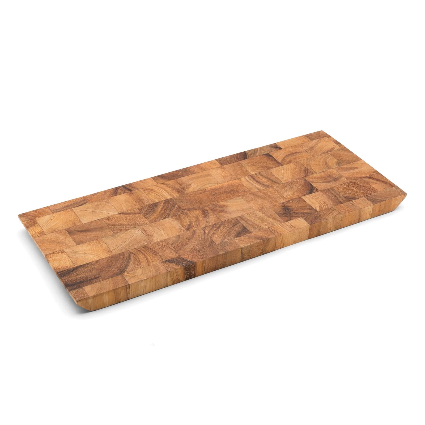 Ironwood Gourmet Acacia Wood Bowery End Grain Cheese & Charcuterie Board - (10 Pieces)