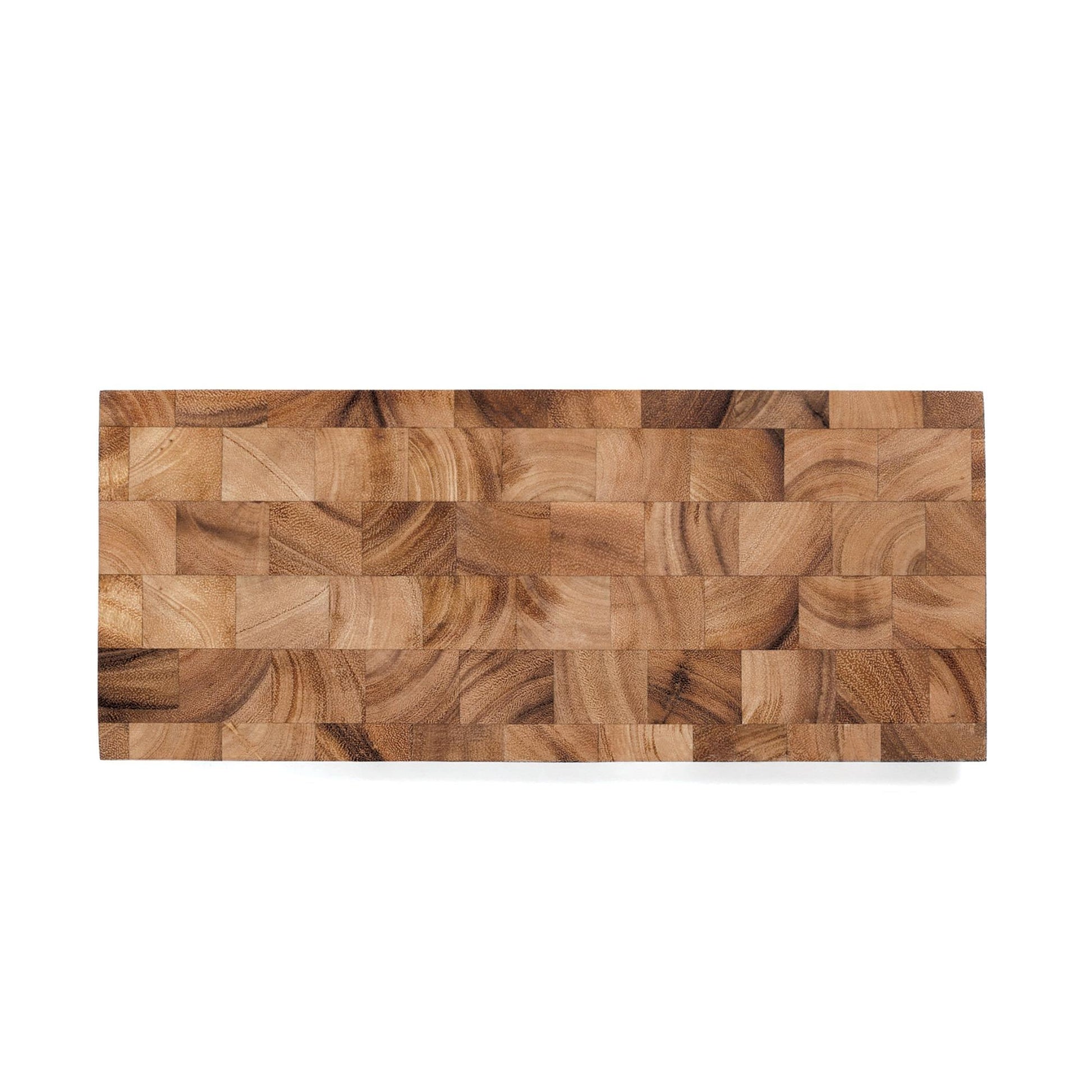 Ironwood Gourmet Acacia Wood Bowery End Grain Cheese & Charcuterie Board - (10 Pieces)