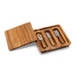 Ironwood Gourmet Acacia Wood Cheese Board and Knife Set - (6 Sets)