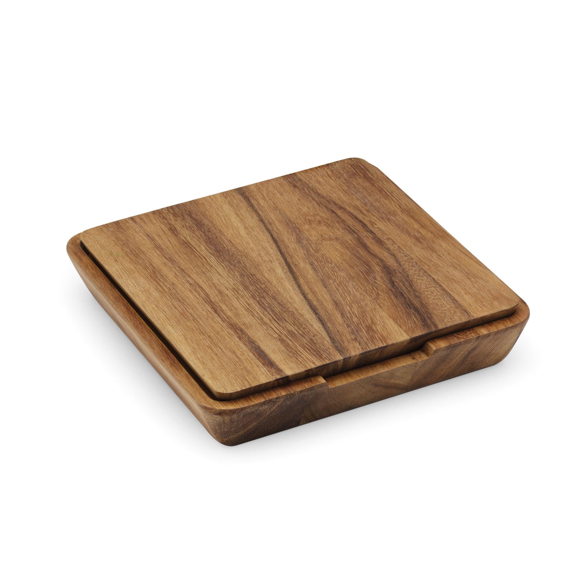 Ironwood Gourmet Acacia Wood Cheese Board and Knife Set - (6 Sets)