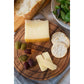 Ironwood Gourmet Acacia Wood Cheese Engraving Circle Serving Board - (16 Pieces)
