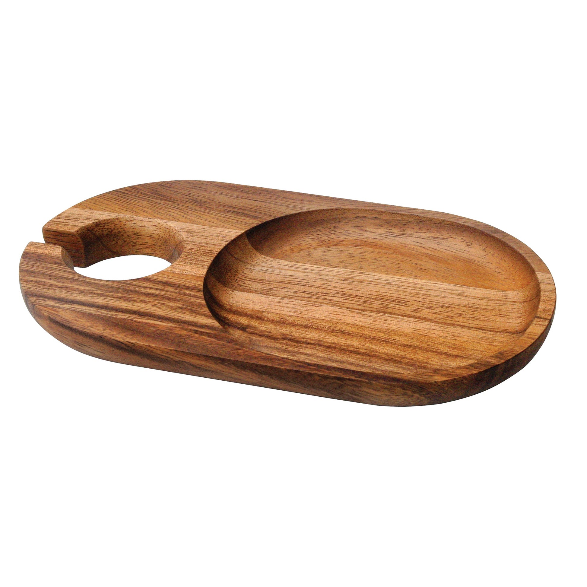 Ironwood Gourmet Acacia Wood Cocktail Plates (Set of 4) - (8 Sets)