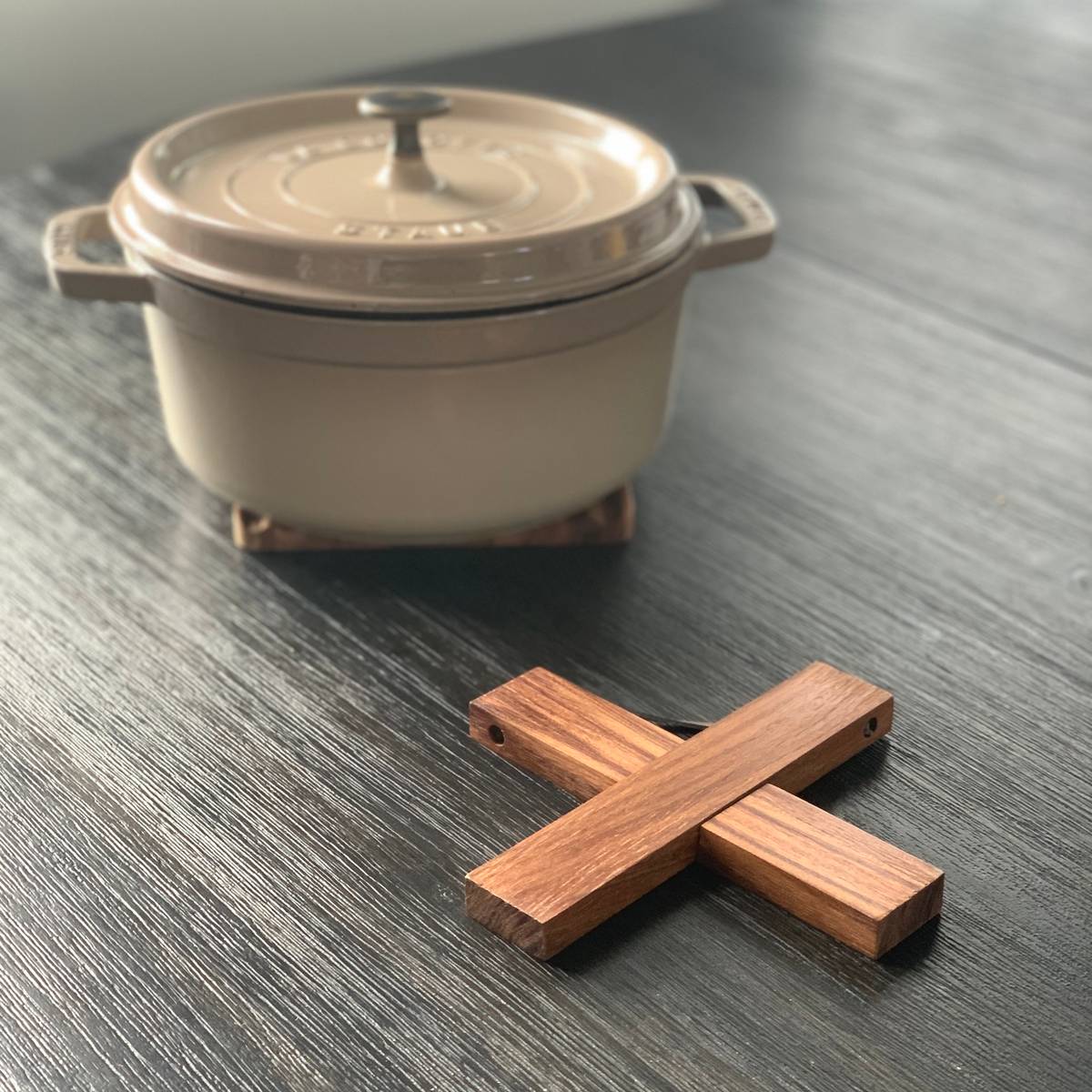 Ironwood Gourmet Acacia Wood Kobe Trivet - (40 Pieces)
