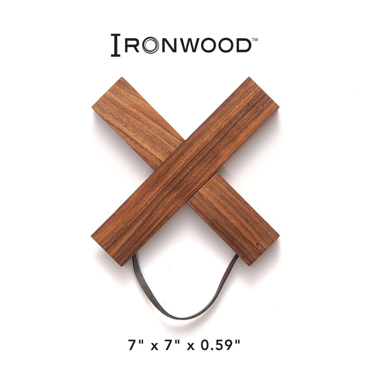Ironwood Gourmet Acacia Wood Kobe Trivet - (40 Pieces)