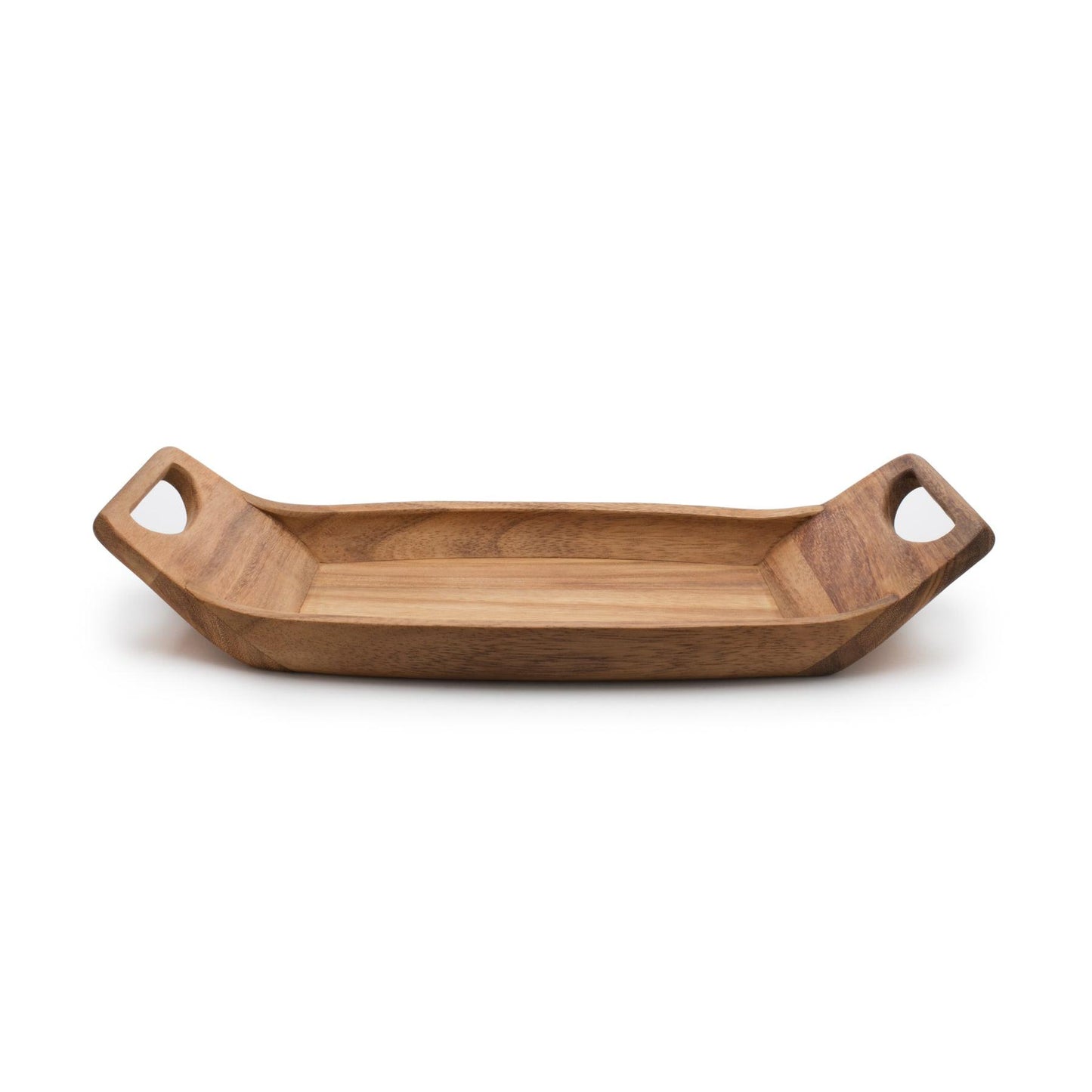Ironwood Gourmet Acacia Wood Norwegian Saddle Serving Tray - (7 Pieces)