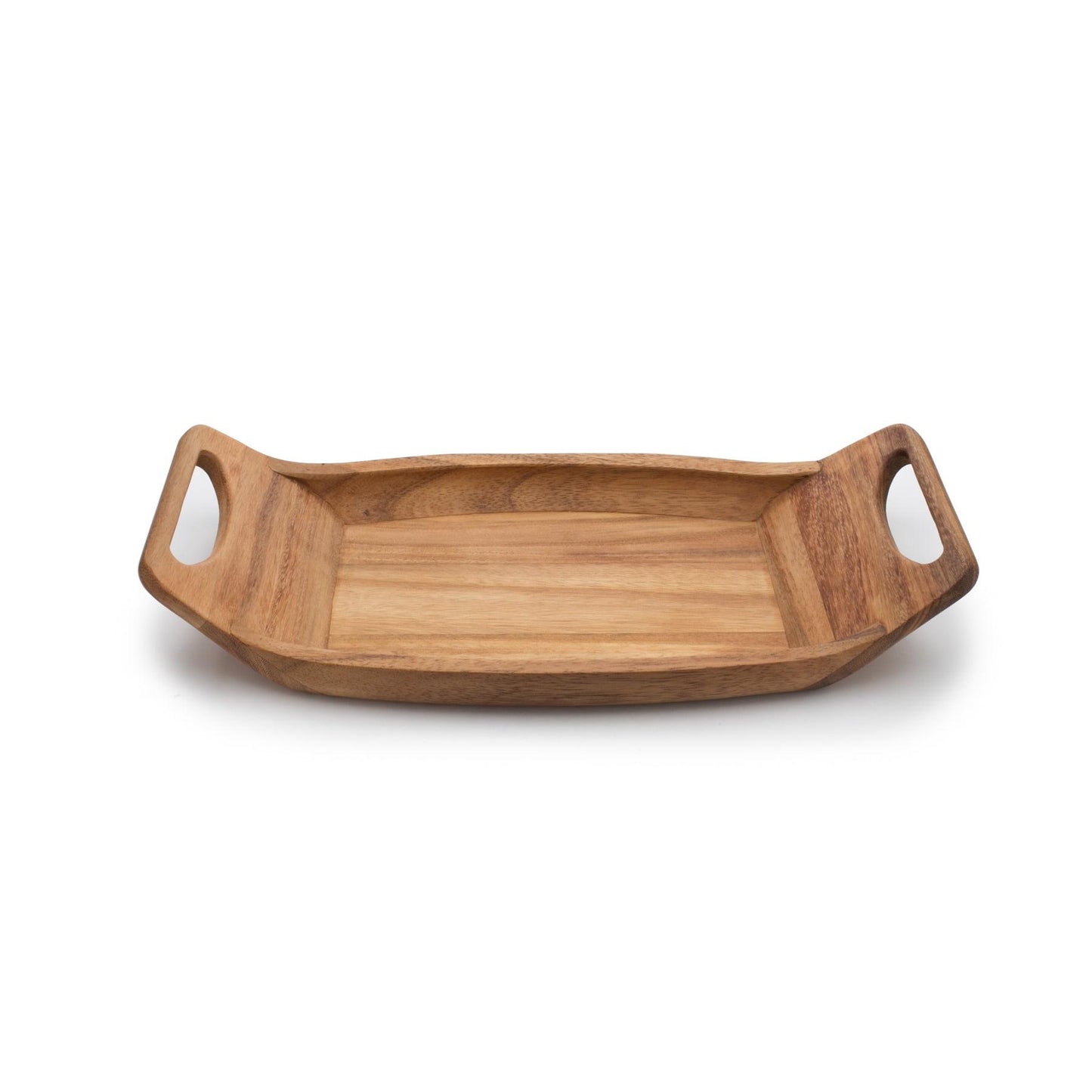 Ironwood Gourmet Acacia Wood Norwegian Saddle Serving Tray - (7 Pieces)