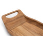Ironwood Gourmet Acacia Wood Norwegian Saddle Serving Tray - (7 Pieces)