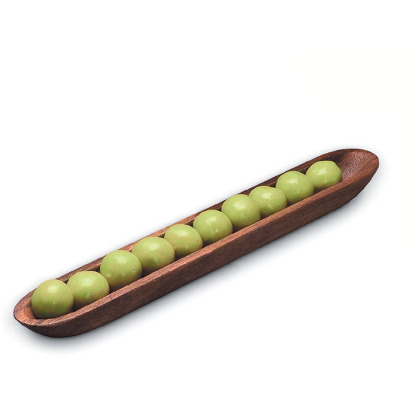 Ironwood Gourmet Acacia Wood Olive Canoe - (24 Pieces)
