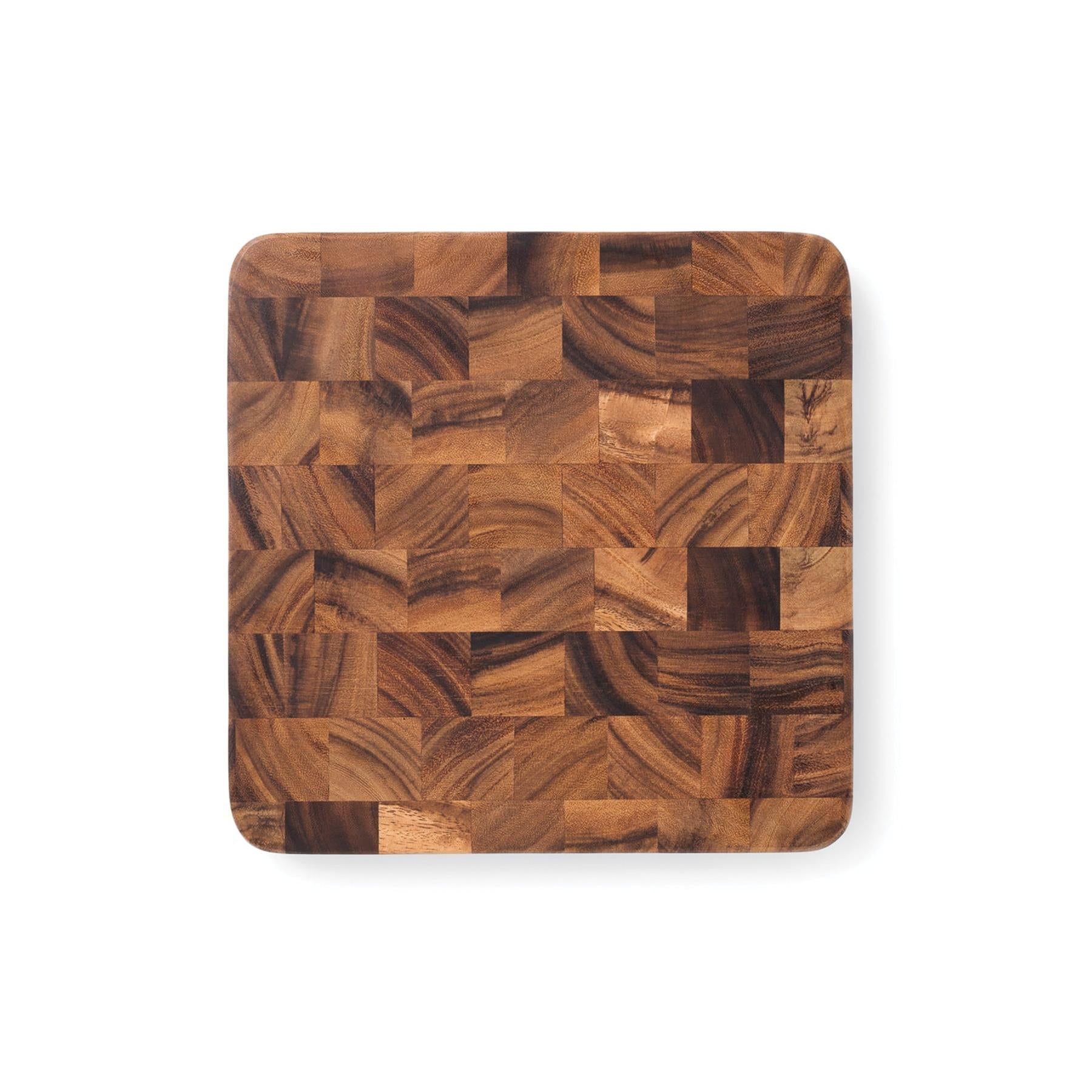 Ironwood Gourmet Acacia Wood Oslo End Grain Square Utility - (7 Pieces)