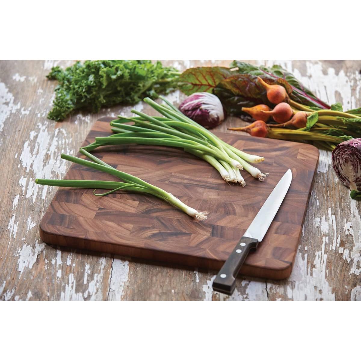 Ironwood Gourmet Acacia Wood Oslo End Grain Utility Board - (5 Pieces)