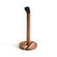 Ironwood Gourmet Acacia Wood Paper Towel Holder with Leather Handle - (18 Pieces)