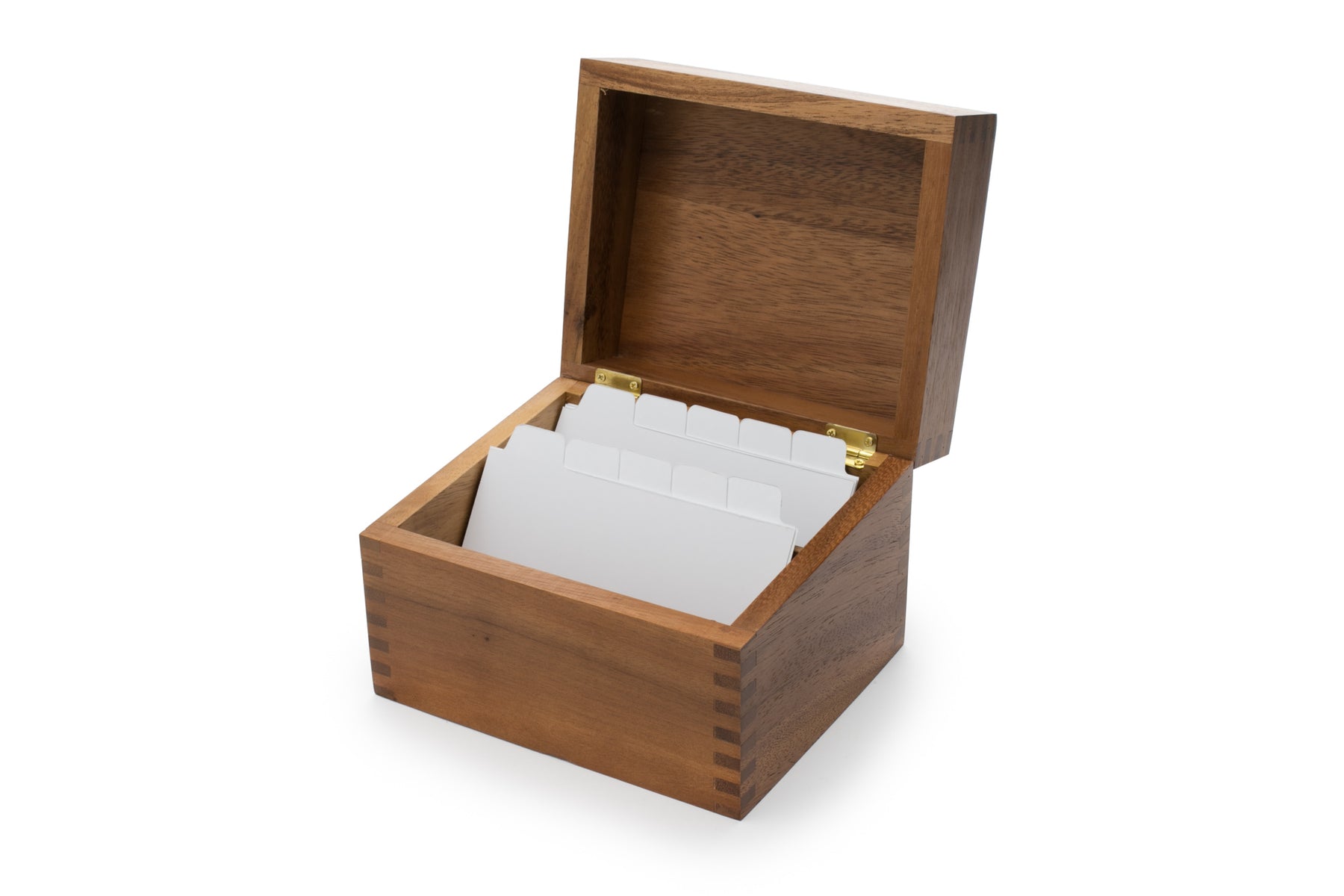 Ironwood Gourmet Acacia Wood Recipe Box - (8 Pieces)